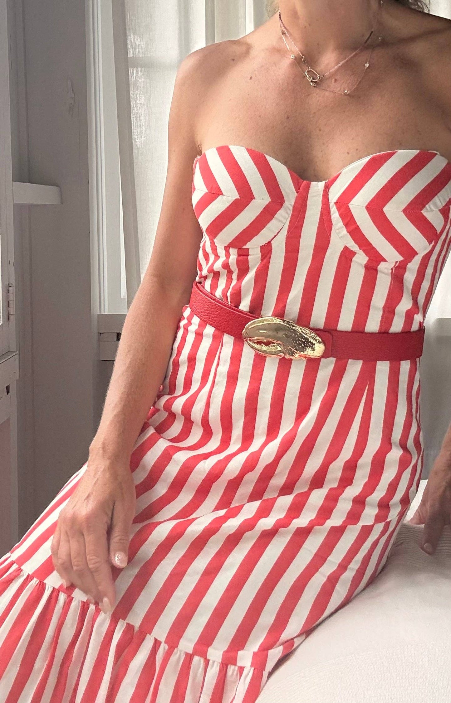 Maraschino & Biscotti Reversible Leather Belt | 3cm