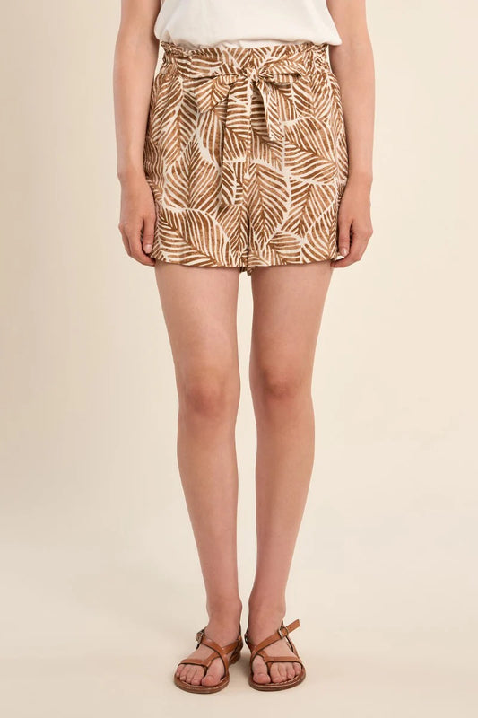 Ladies Camel Mathilde Shorts