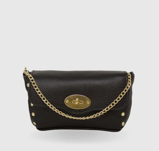 Genuine Leather Top Handle And Crossbody