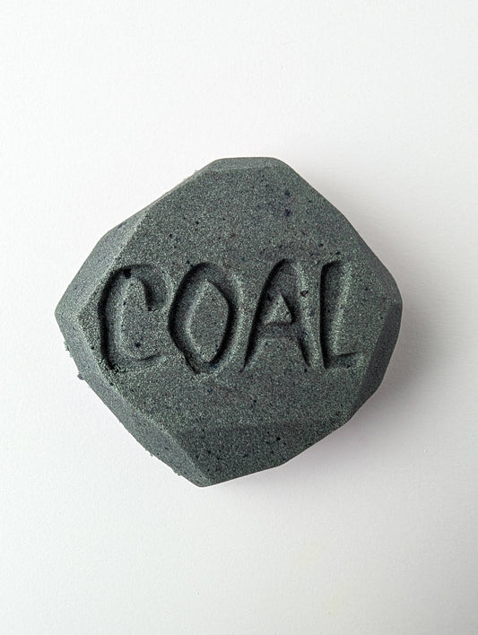 Lump of Coal Bath Bomb - Holiday/Christmas Collection
