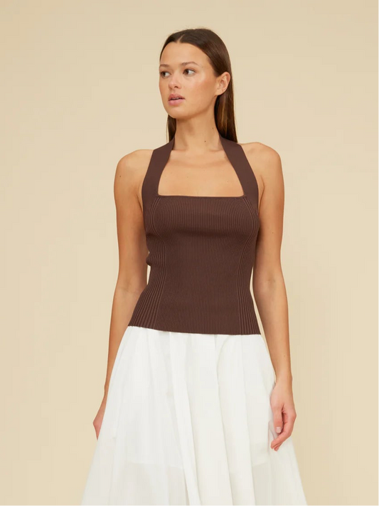 Lydia Halter Knit Top