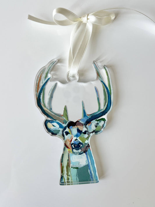 Bucky Acrylic Christmas Ornament | Wreath Charm