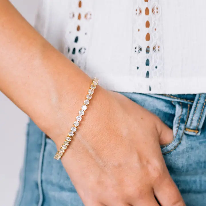 Crystal Tennis Bracelet Large