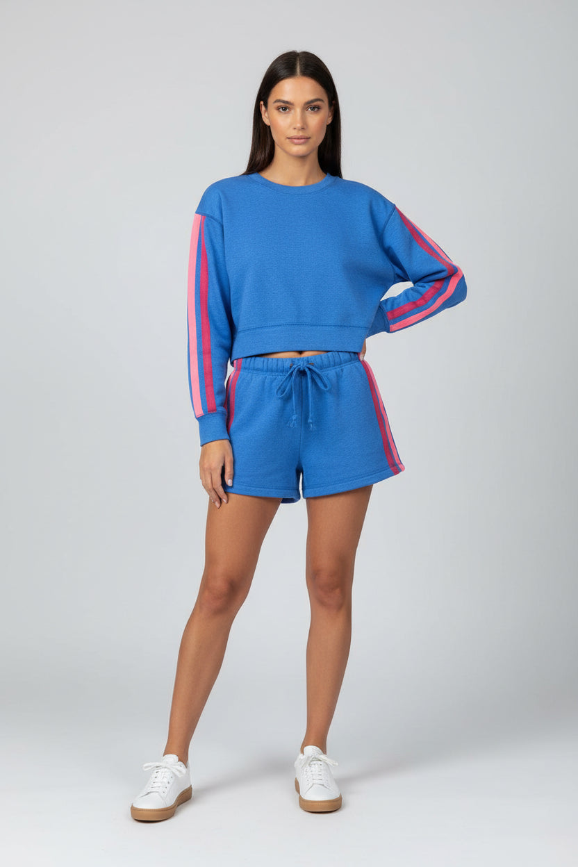 Seabright Blue Fleece Shorts