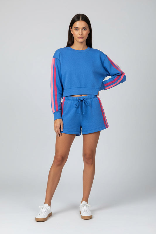 Seabright Blue Fleece Shorts
