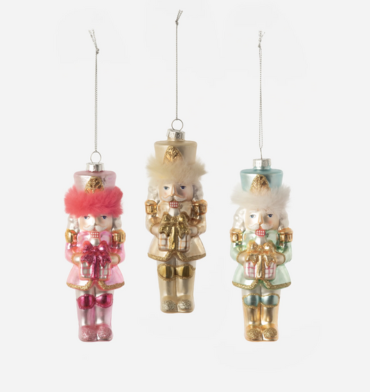 Pastel Nutcracker Ornament