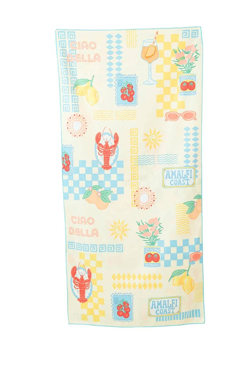Italian Summer Wholesale Reversible Microfiber Towel