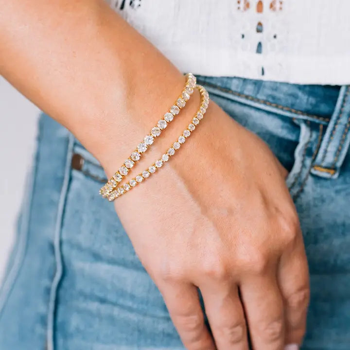 Crystal Tennis Bracelet Small