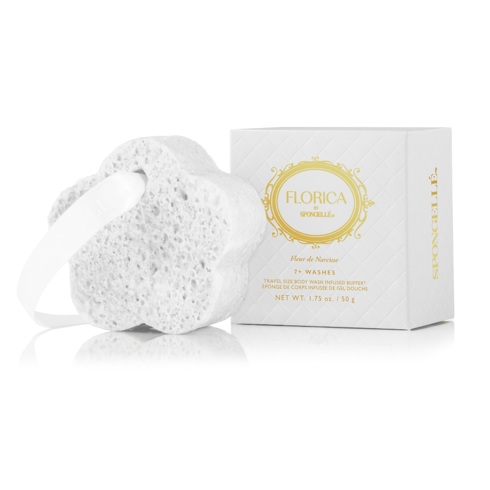 Fleur de Narcisse Travel Spongette | Florica Collection