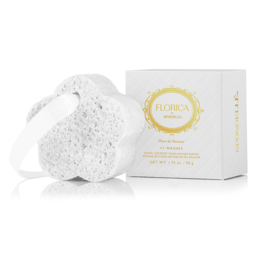 Fleur de Narcisse Travel Spongette | Florica Collection