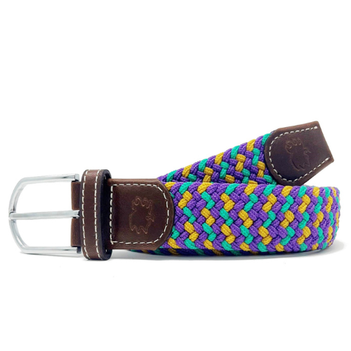 The Krewe Woven Elastic Stretch Belt