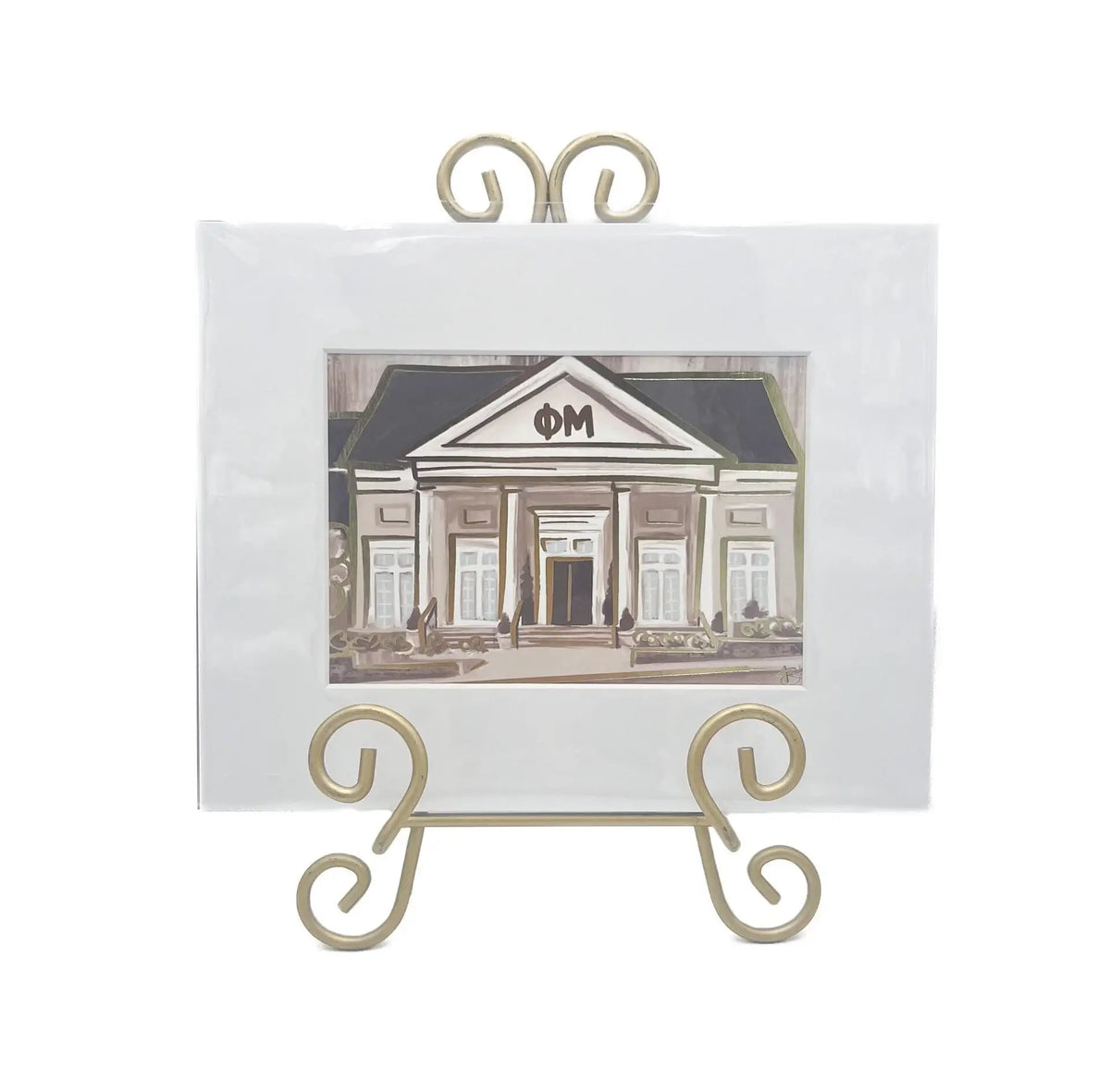 MSU Phi Mu House Art Print