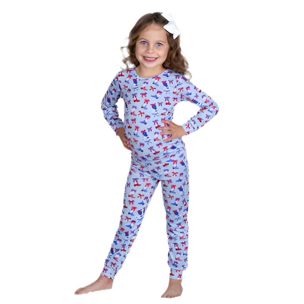 Children’s Boots n’ Bows Pajama Set