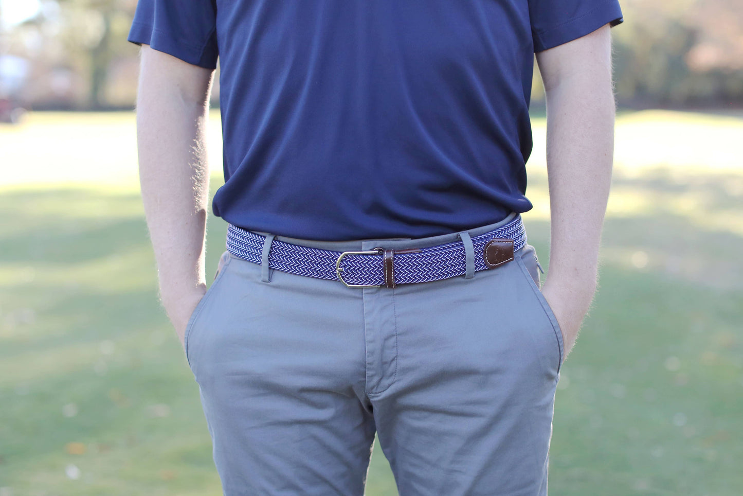 The Ponte Vedra Woven Stretch Belt