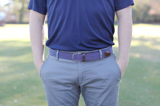 The Ponte Vedra Woven Stretch Belt