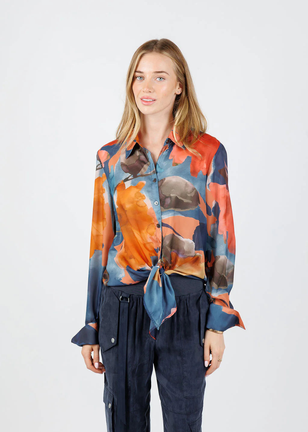 Lindy Sunset Floral Blouse