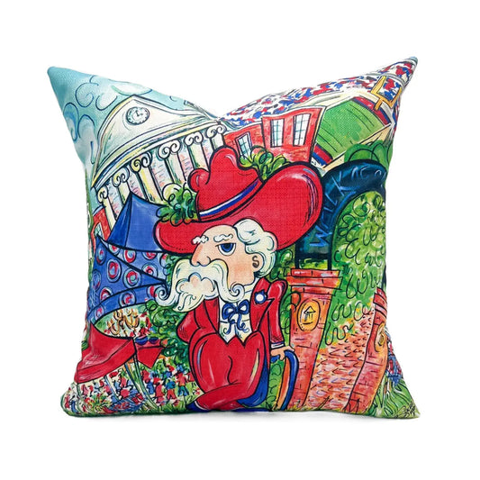 Colonel Collage Pillow - Collegiate Pillow