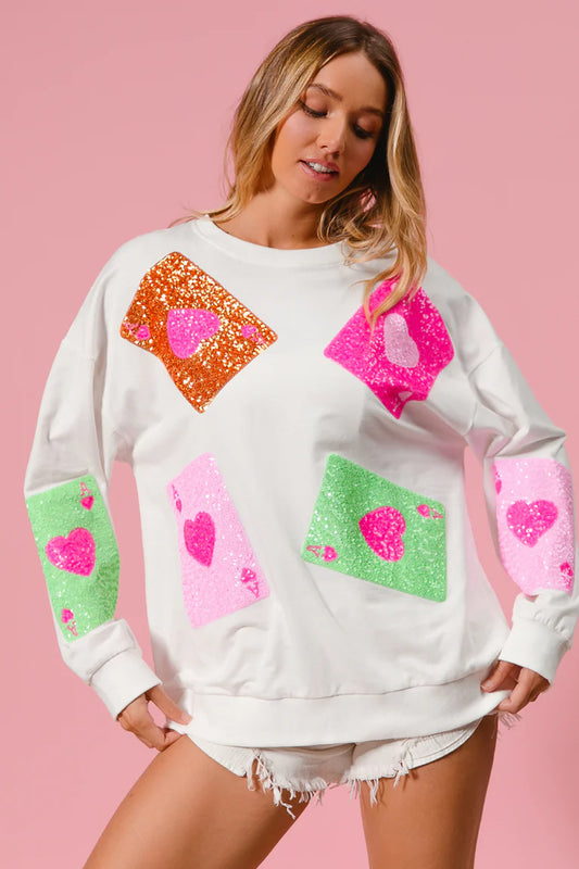 Play Your Cards Right Pullover