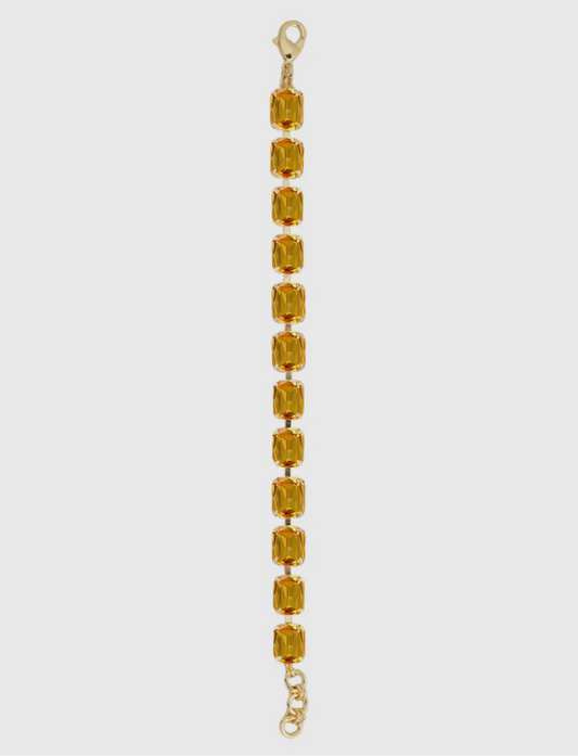 Topaz Octavia Repeating Tennis Bracelet
