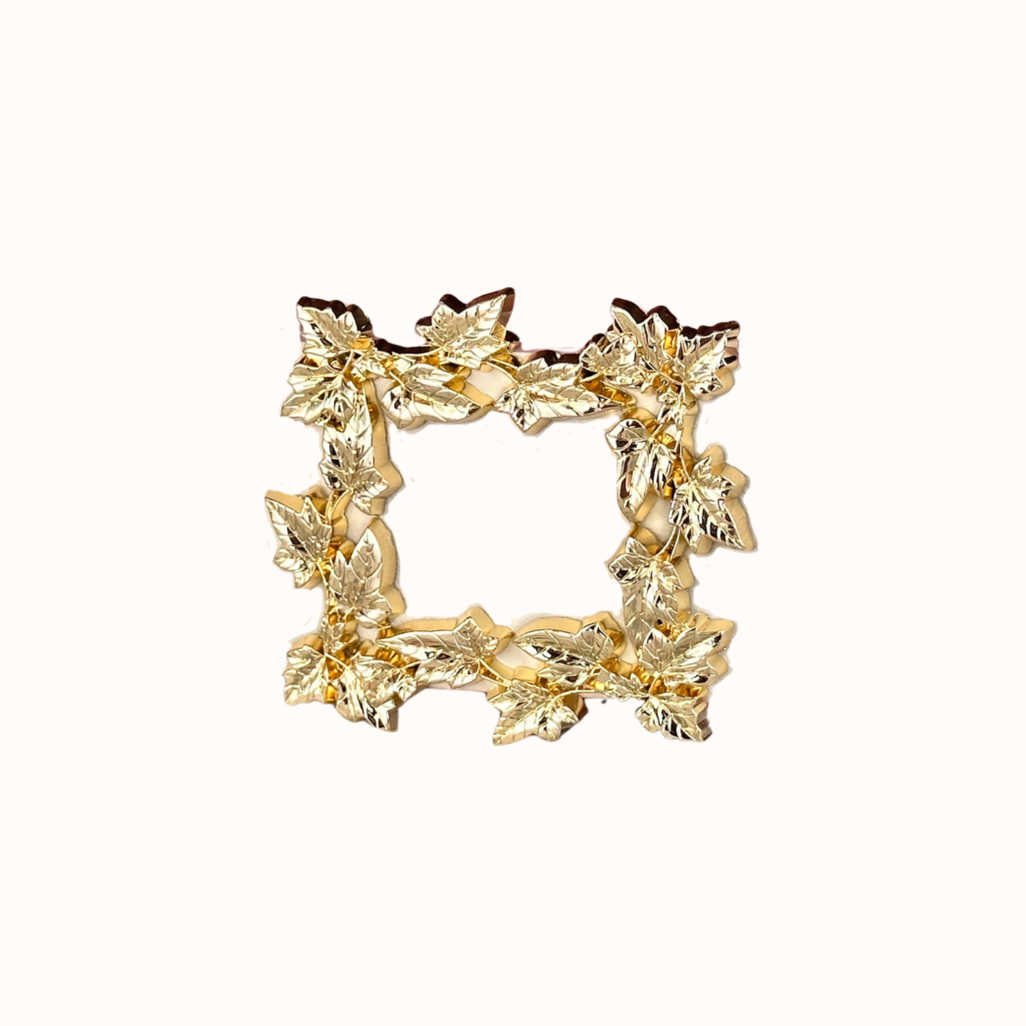 Petite Poison Ivy Buckle | Gold | 3cm