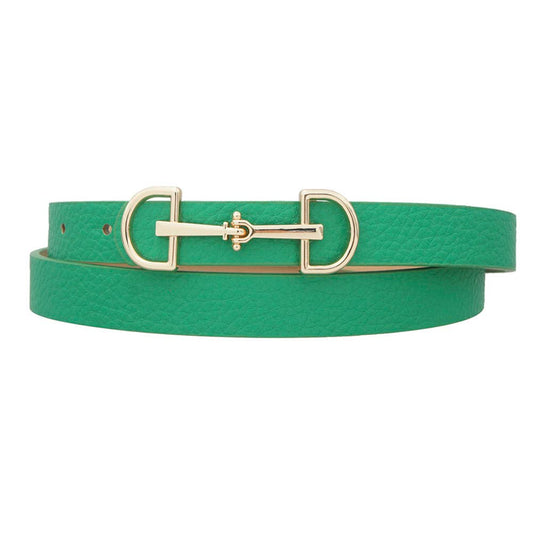 Horse Bit Buckle Women's Belt