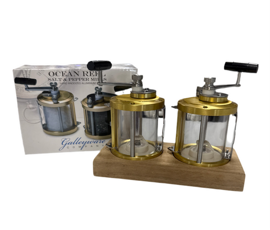 Ocean Reel Salt And Pepper Mills
