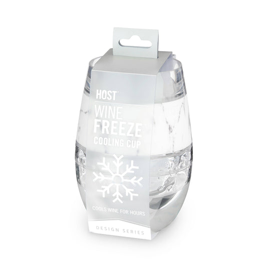 Wine FREEZE™ Cooling Cup Insulated w/ Cooling Gel - Marble