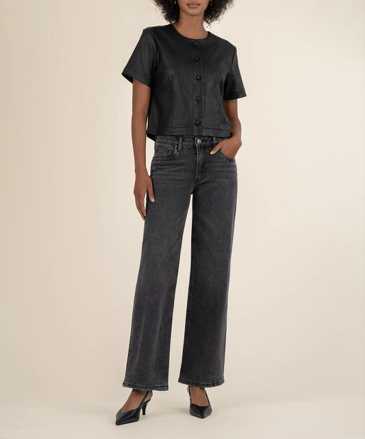 Esmeray Coated Crew Neck