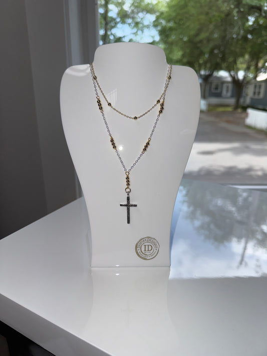 New World Cross Necklace