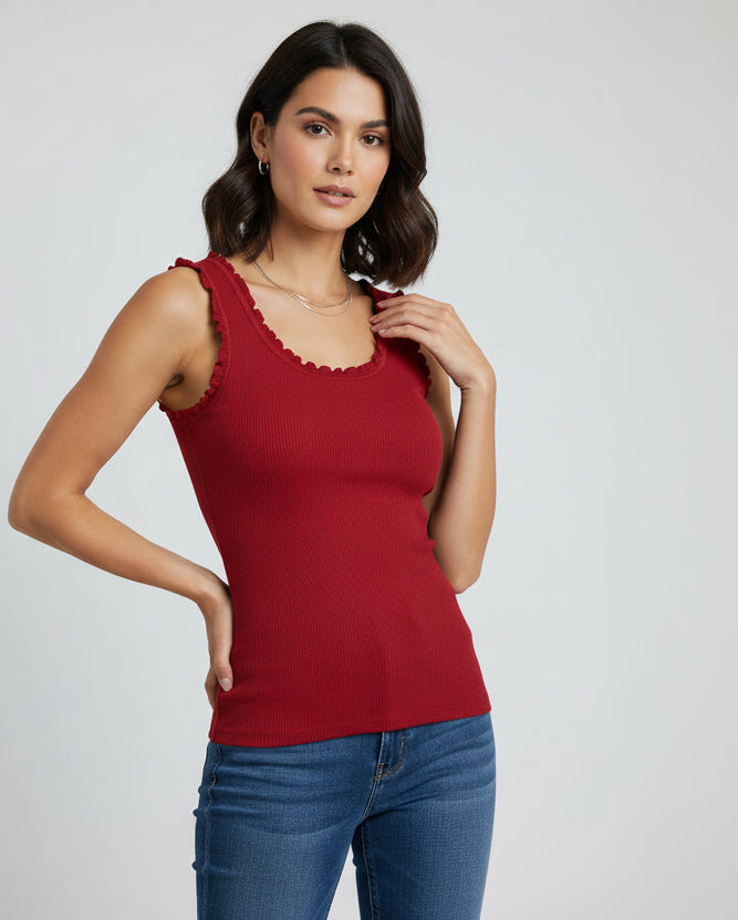 Ladies Knitted Tank Top