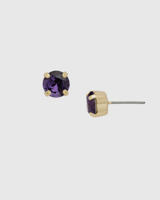 Grape Simple Stud Earrings