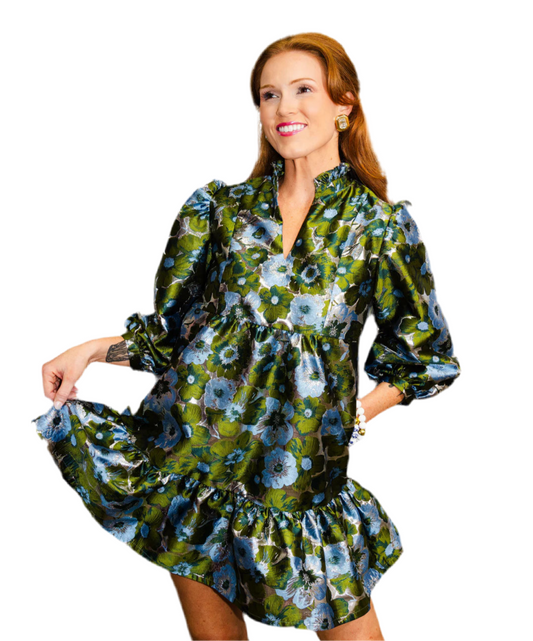 Silver Meadows Bib Dress