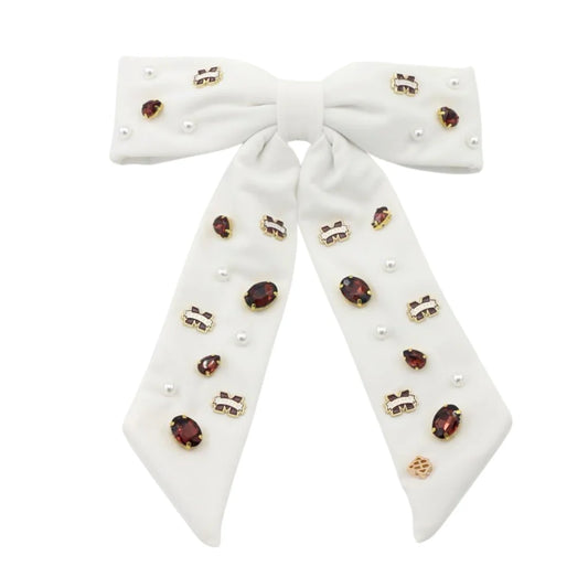 Mississippi State White Bow
