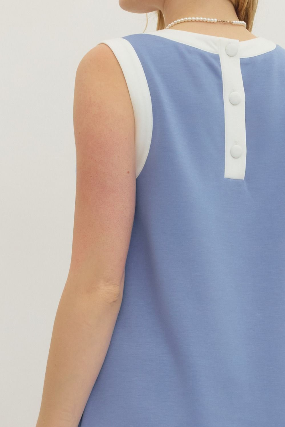 Cloud Tank Dress With Button Detail