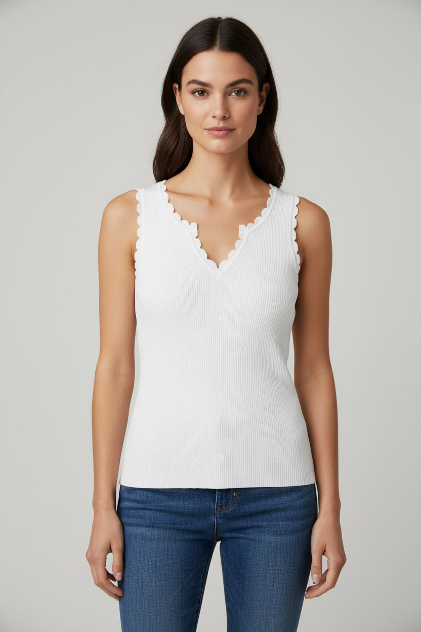 Ladies Knitted Tank Top