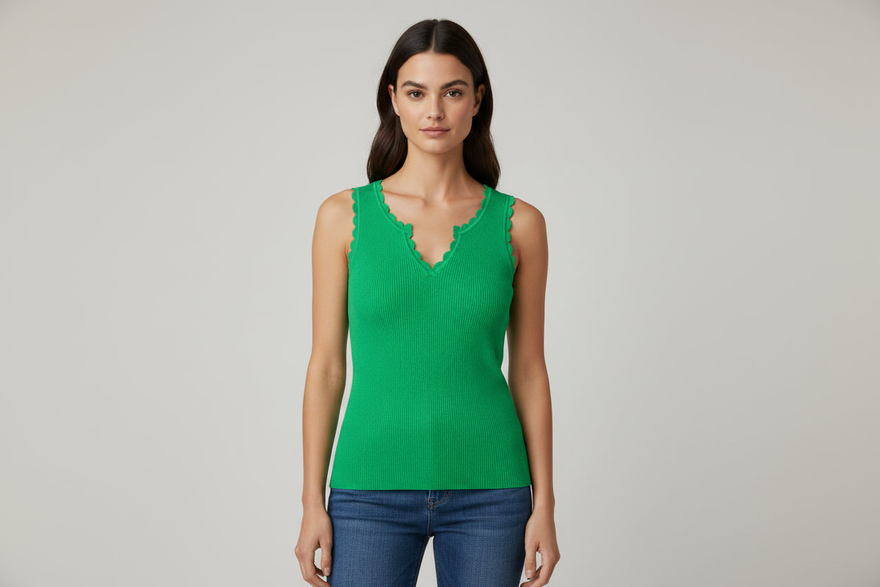 Ladies Knitted Tank Top