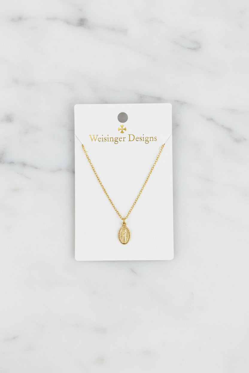 Small Mary Necklace