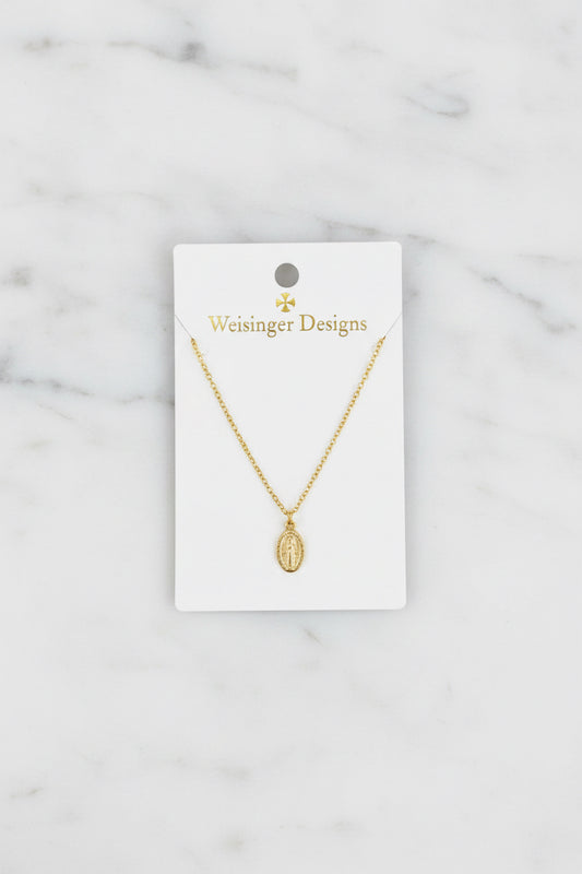 Small Mary Necklace