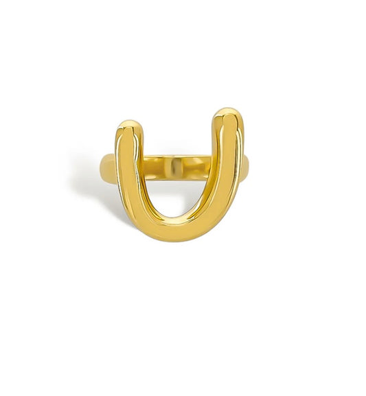 Water Resistant Horseshoe Ring