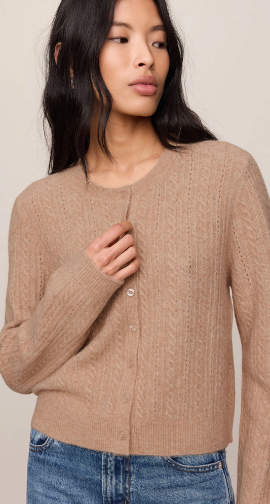 Medina Pointelle Cardigan