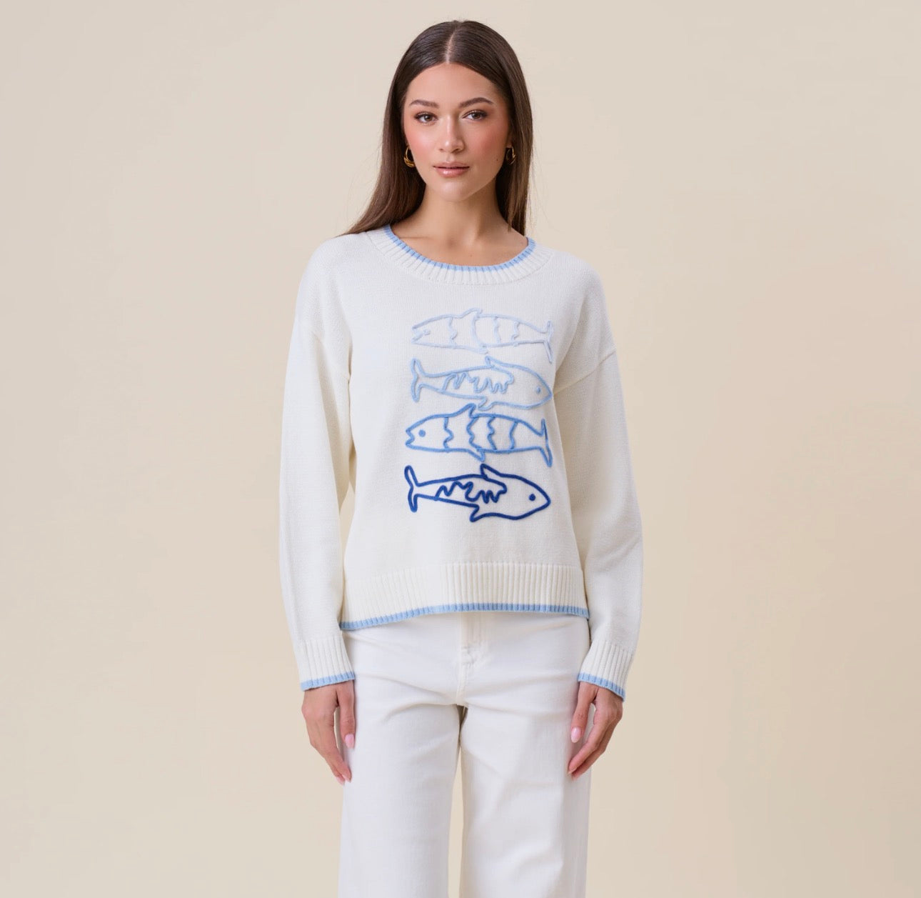 Fish Sweater Top