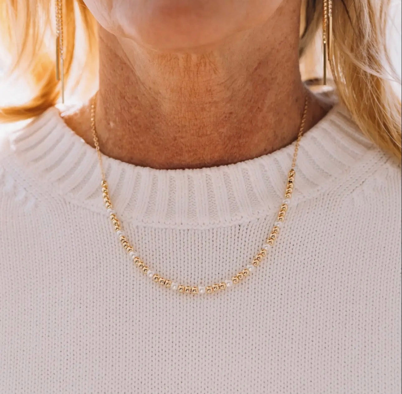 Farrah Pearl Necklace