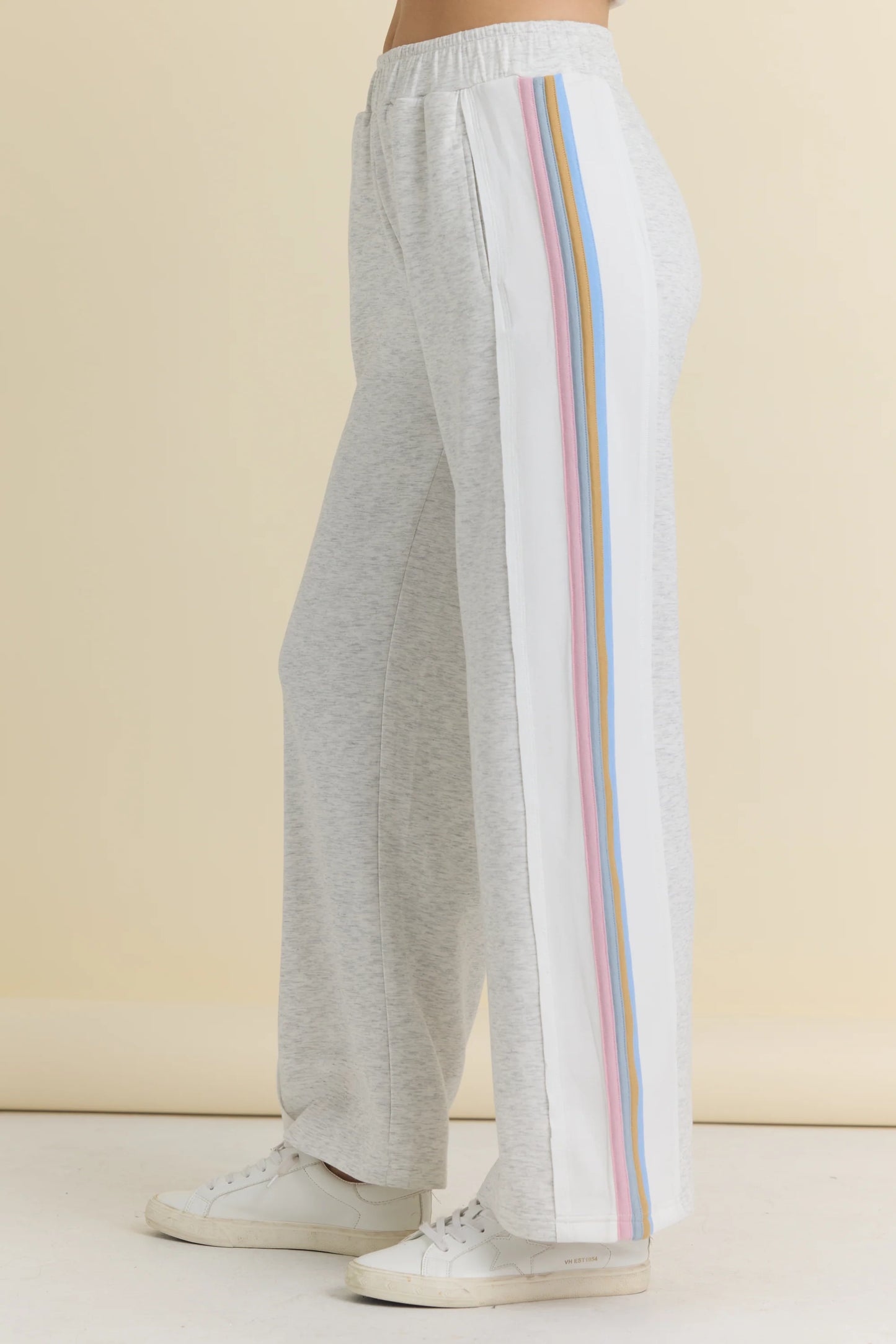 Striped Color block Cloud Pants