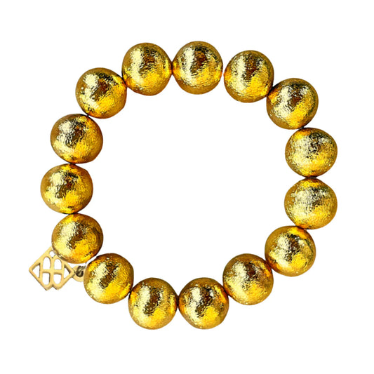 Gold Beaded Bracelet