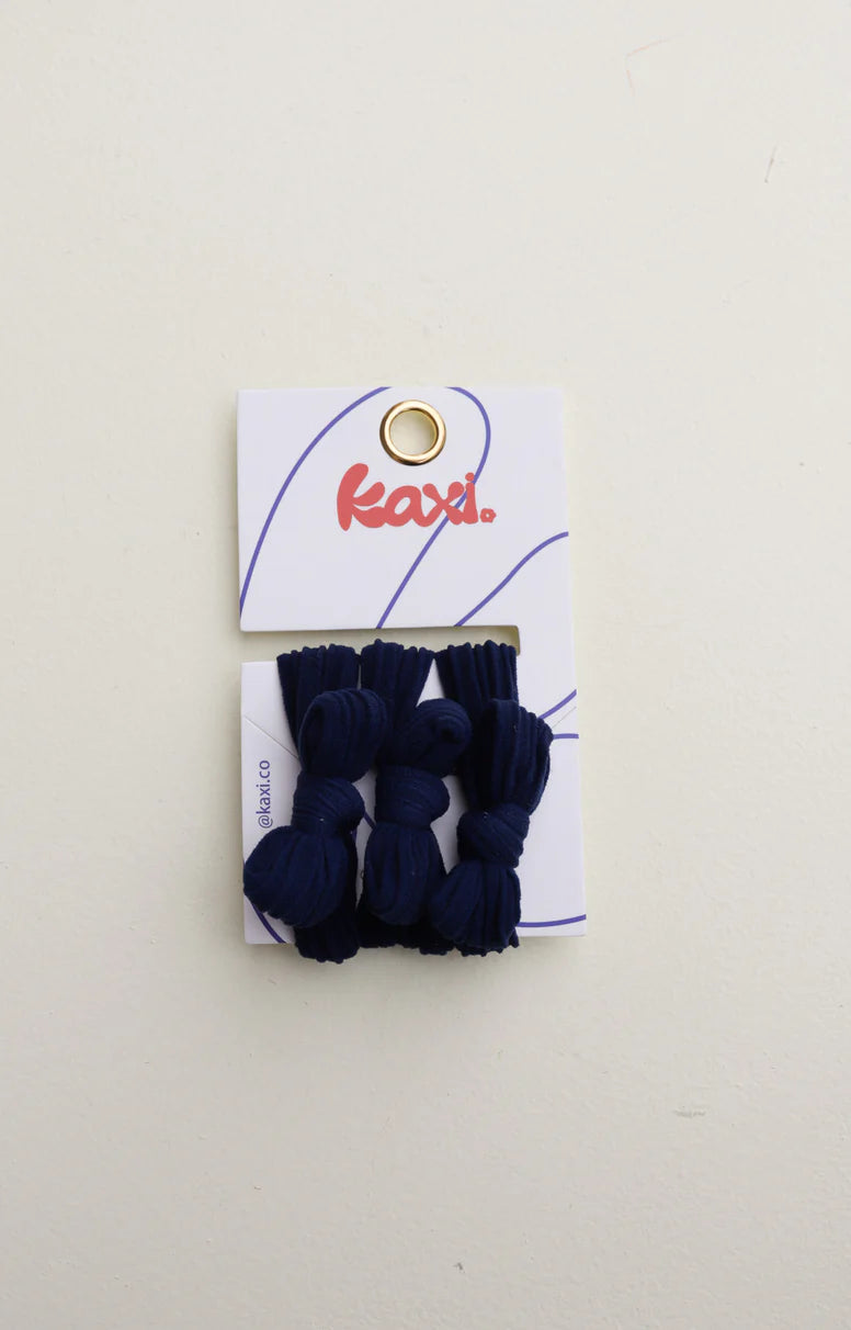 Bow Slick Back Ponytails (Pack Of Three)
