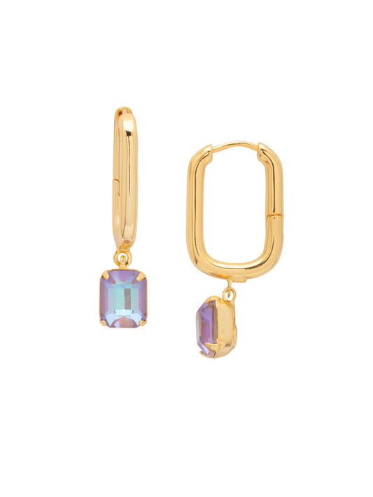 Octavia Rectangle Hoop Earrings