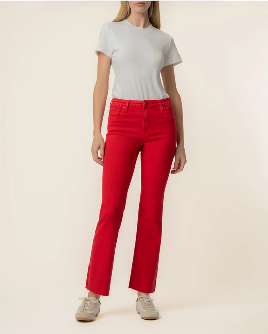 Ruby Red Kelsey High Rise Ankle Flare