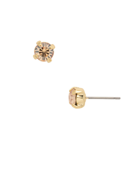 Jayda Stud Earrings Dark Champagne