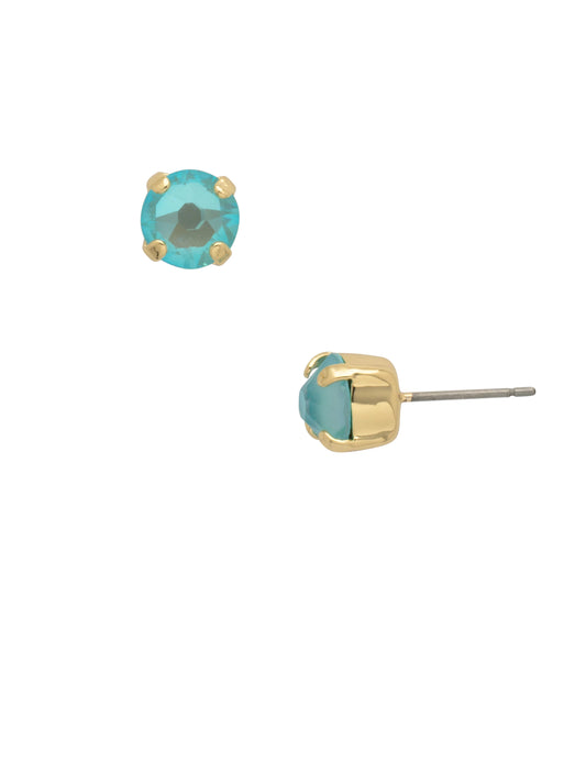 Simple Stud Earrings Summer Blue Delight