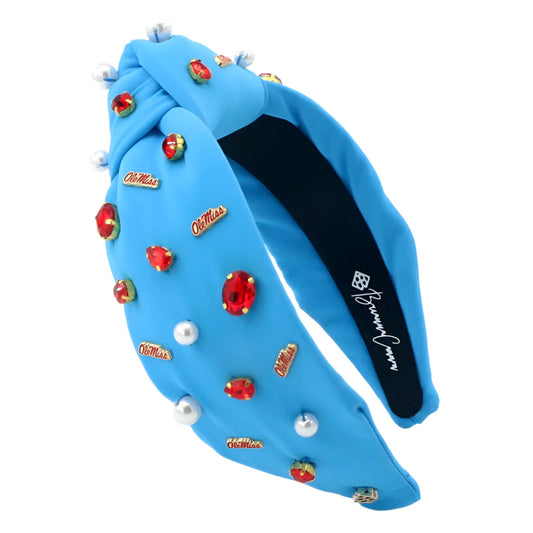 Powder Blue Ole Miss Headband